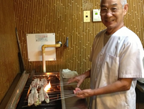 commercial gas yakitori griller